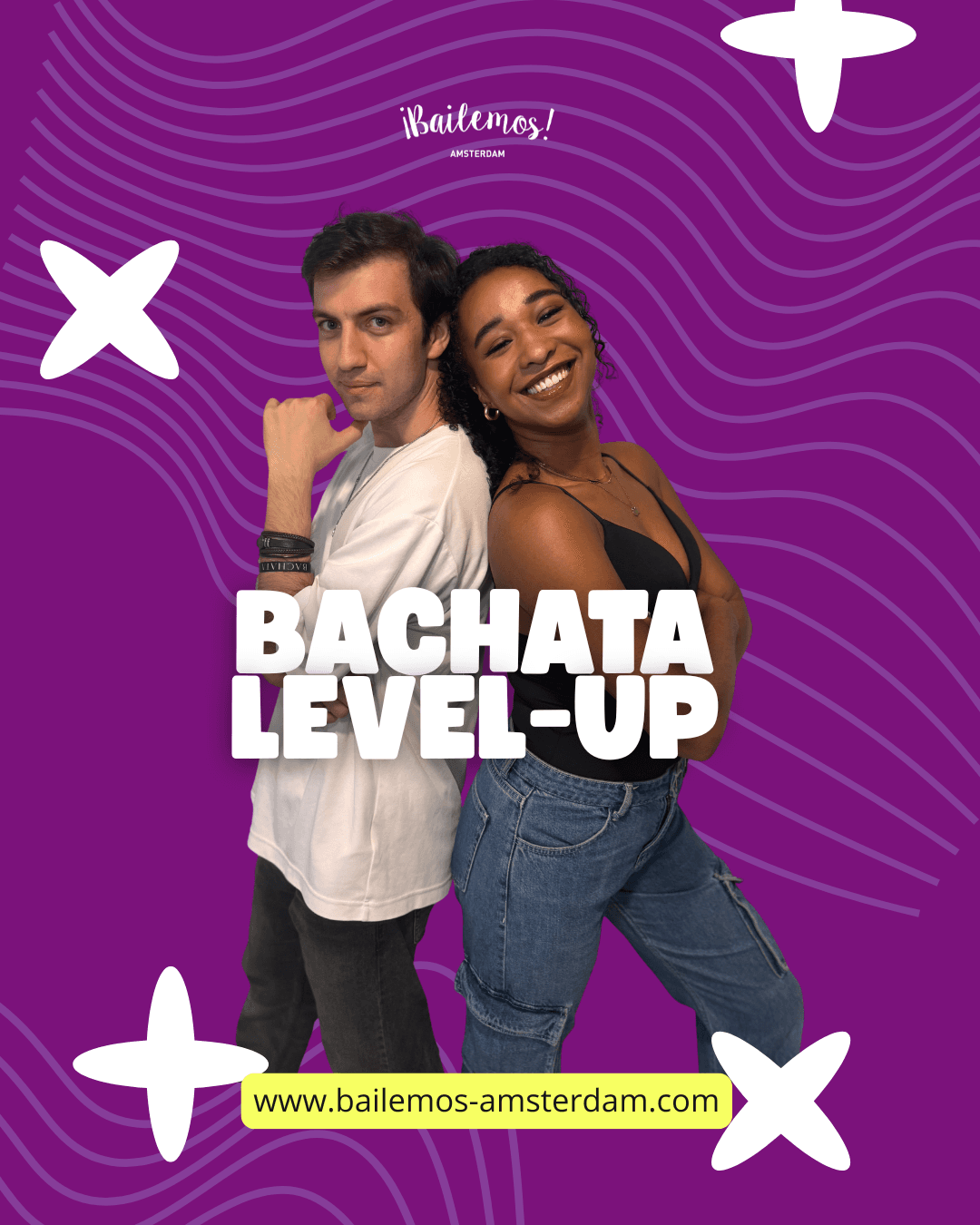 Bachata Level-up dance class at Bailemos Amsterdam