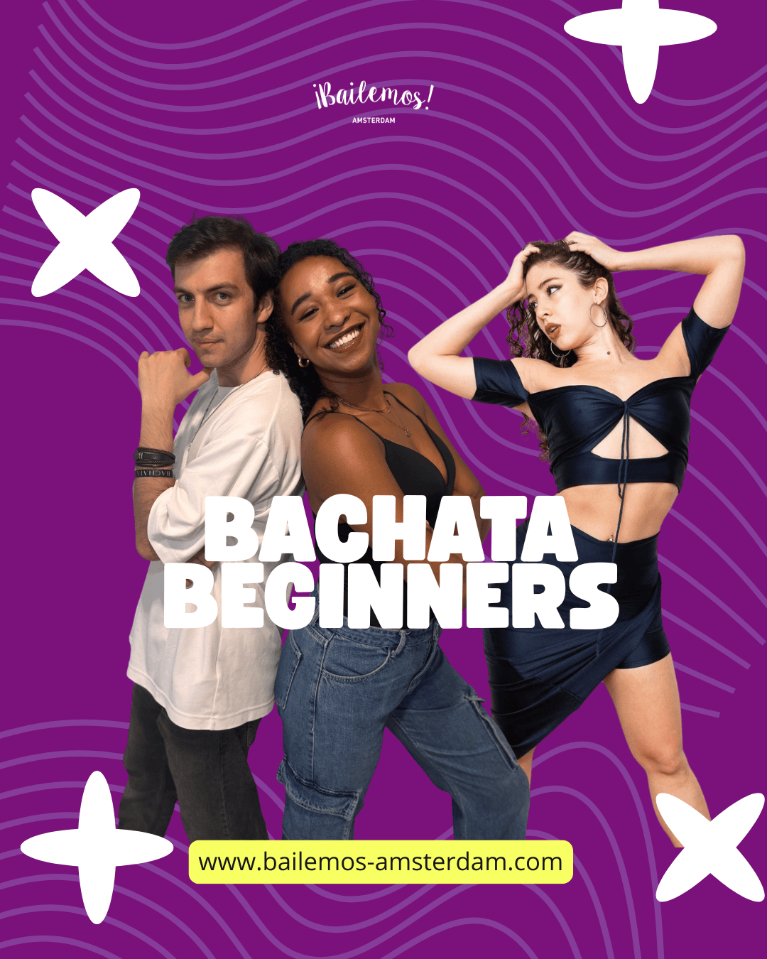 Bachata Beginners dance class at Bailemos Amsterdam